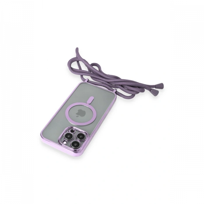 iPhone 14 Pro Kılıf Divo Lazer Askılı Magsafe Kapak