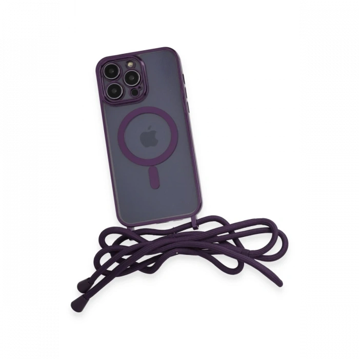 iPhone 14 Pro Kılıf Divo Lazer Askılı Magsafe Kapak