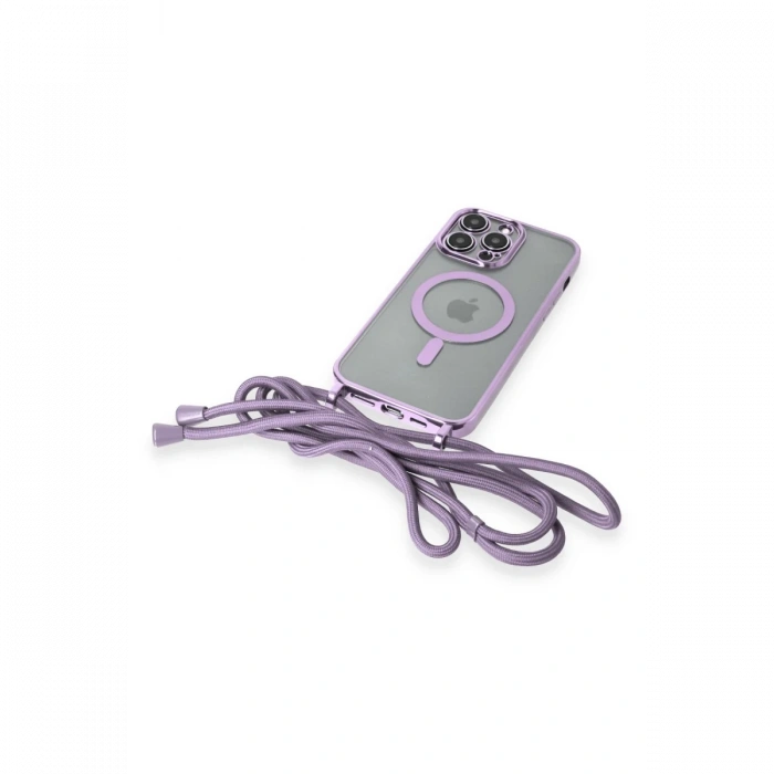 iPhone 14 Pro Kılıf Divo Lazer Askılı Magsafe Kapak