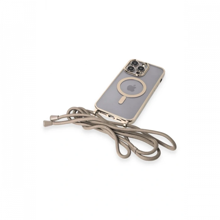 iPhone 14 Pro Kılıf Divo Lazer Askılı Magsafe Kapak