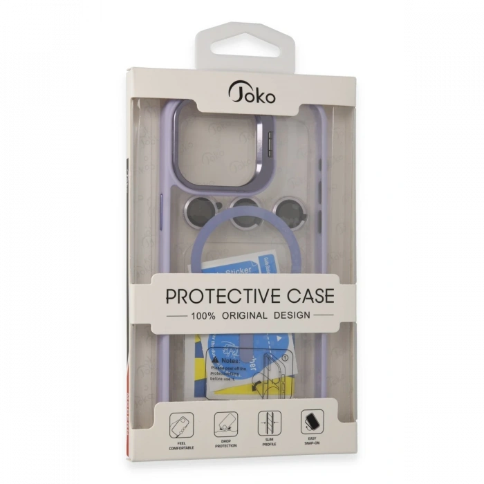 Joy Tekno iPhone 14 Pro Kılıf Roblox Lens Magsafe Standlı Kapak