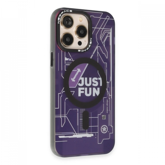 iPhone 14 Pro Kılıf Venüs Magneticsafe Desenli Kapak