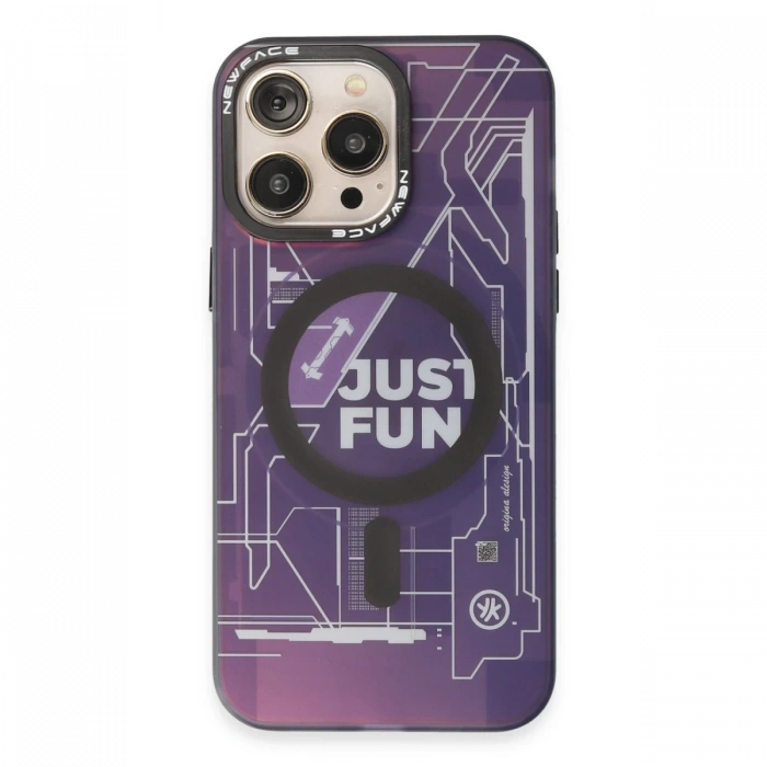 iPhone 14 Pro Kılıf Venüs Magneticsafe Desenli Kapak