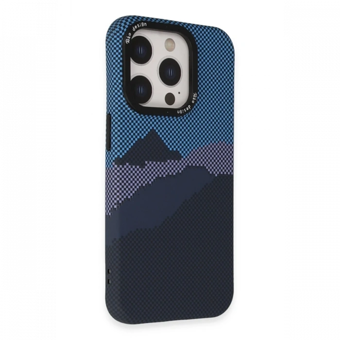 Joy Tekno iPhone 14 Pro Max Basel Kapak - Açık Mavi