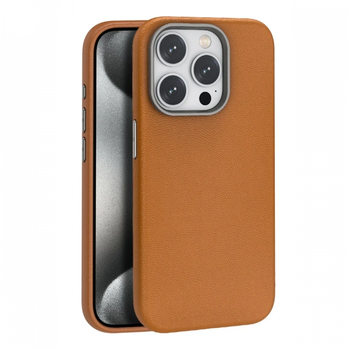 Joy Tekno iPhone 14 Pro Max Kılıf Wonder Deri Magsafe Kapak