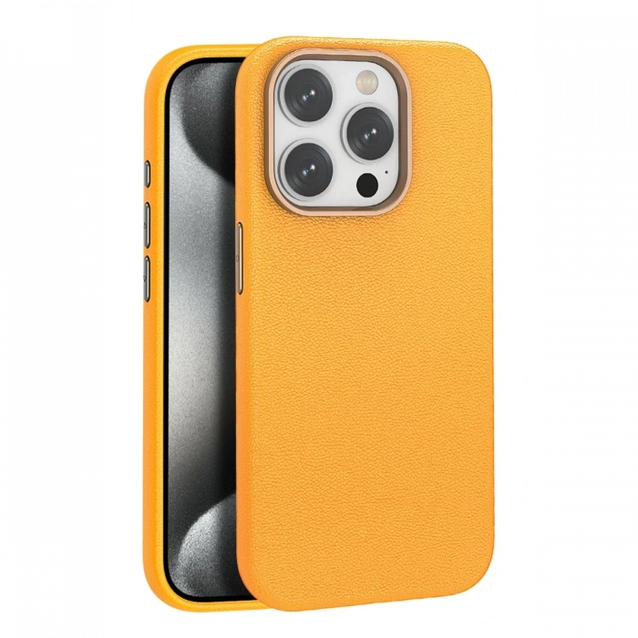 Joy Tekno iPhone 14 Pro Max Kılıf Wonder Deri Magsafe Kapak