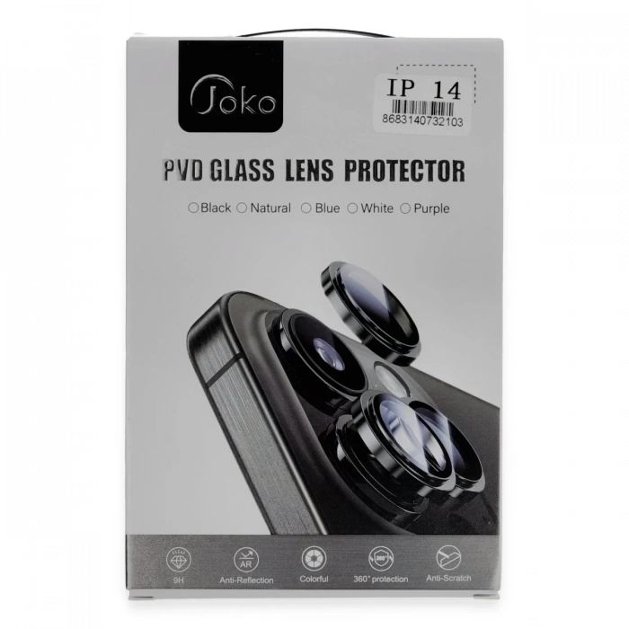 Joy Tekno iPhone 14 Pro Max PVD Metal Kamera Lens - Turuncu