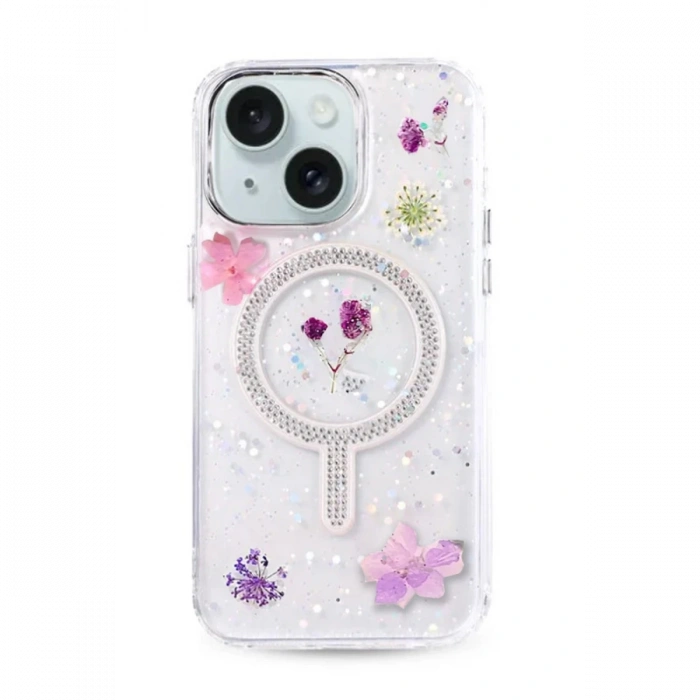iPhone 15 Flower Magsafe Kapak