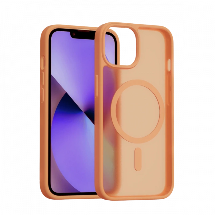 Joy Tekno iPhone 15 Jota Magsafe Kapak - Turuncu