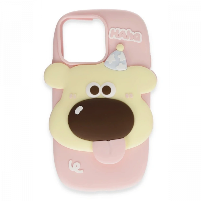 Joy Tekno iPhone 15 Kılıf Poky Karakter Silikon Kapak