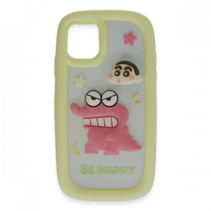 Joy Tekno iPhone 15 Kılıf Poky Karakter Silikon Kapak