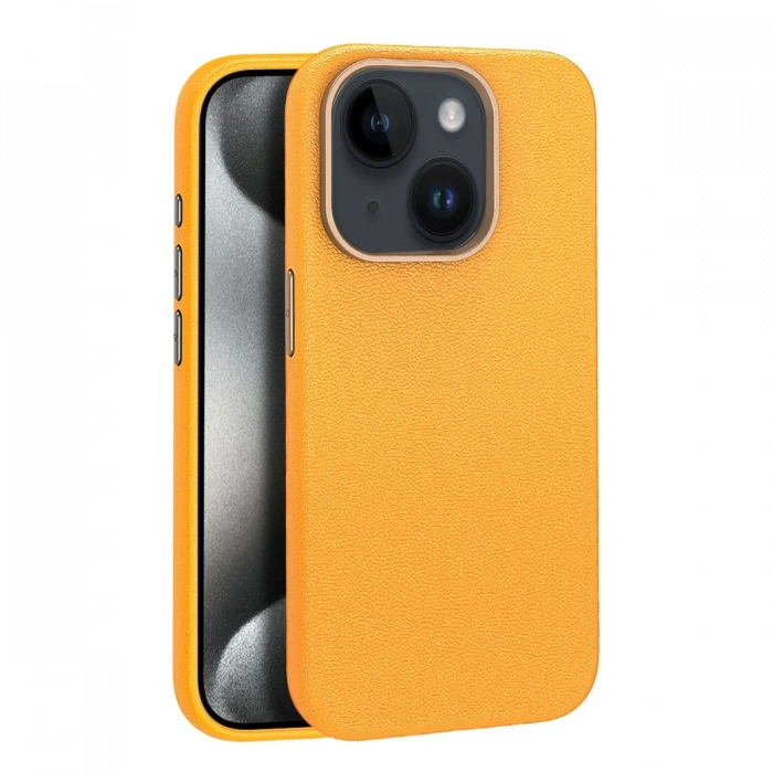 Joy Tekno iPhone 15 Kılıf Wonder Deri Magsafe Kapak