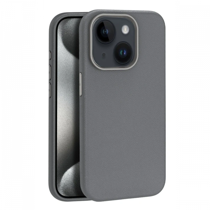 Joy Tekno iPhone 15 Kılıf Wonder Deri Magsafe Kapak