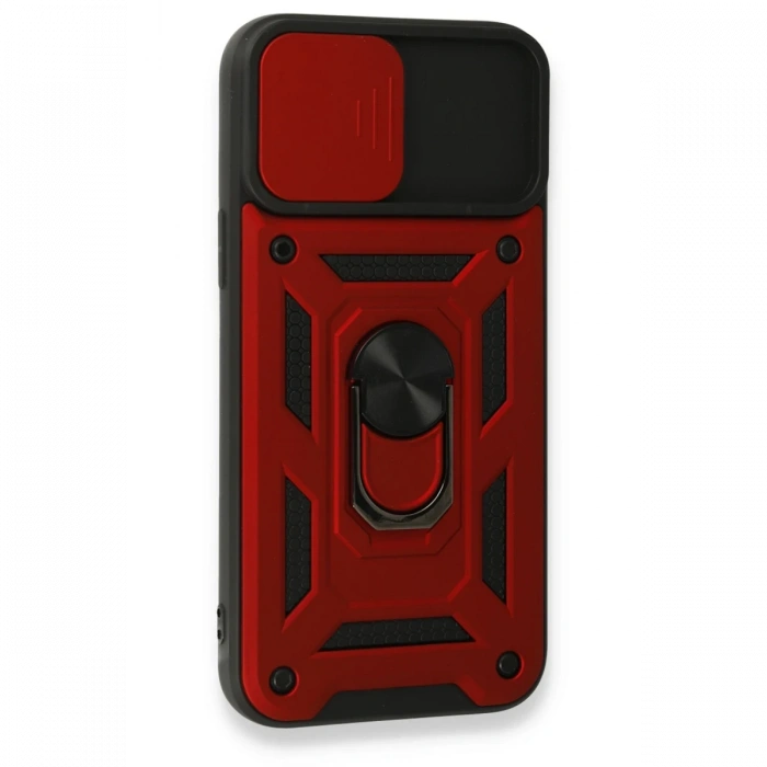 iPhone 15 Pro Kılıf Pars Lens Yüzüklü Silikon