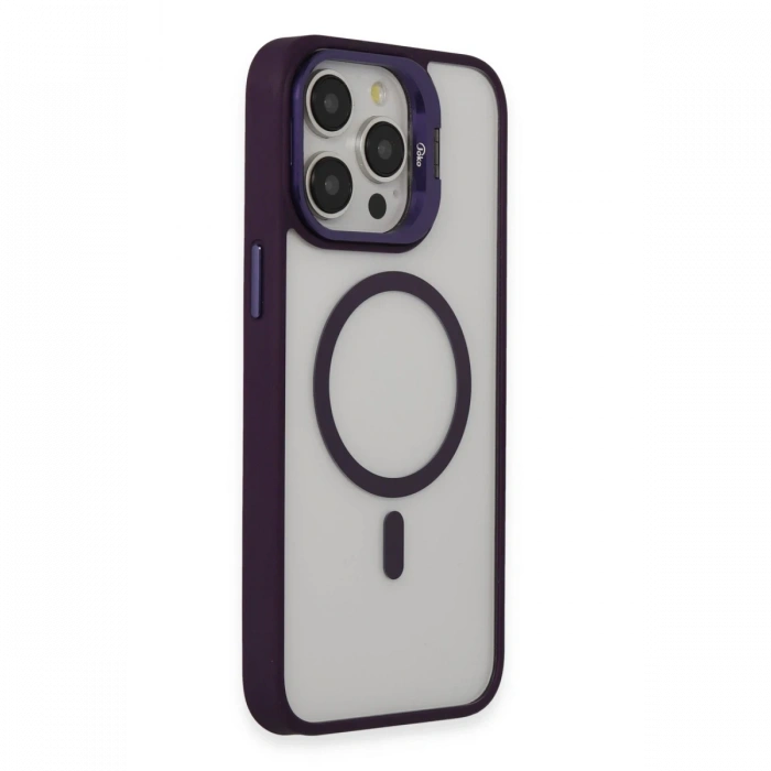 Joy Tekno iPhone 15 Pro Kılıf Roblox Lens Magsafe Standlı Kapak