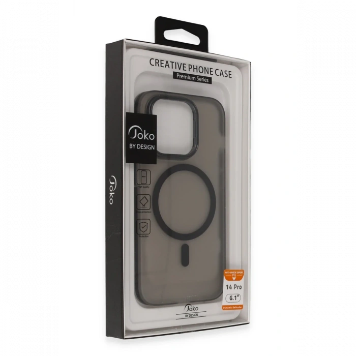 Joy Tekno iPhone 15 Pro Max Frost Standlı Magsafe Kapak - Sierra Blue