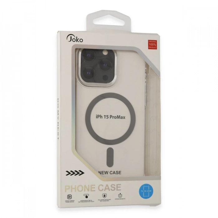 Joy Tekno iPhone 15 Pro Max Kılıf Bubble Magsafe Kapak