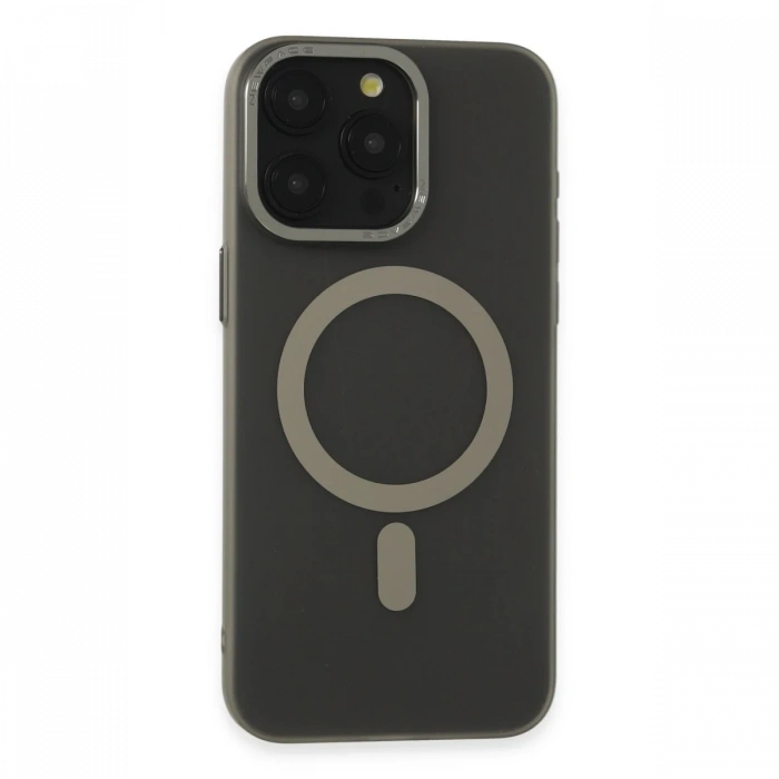 iPhone 15 Pro Max Kılıf Lodos Magneticsafe Mat Kapak
