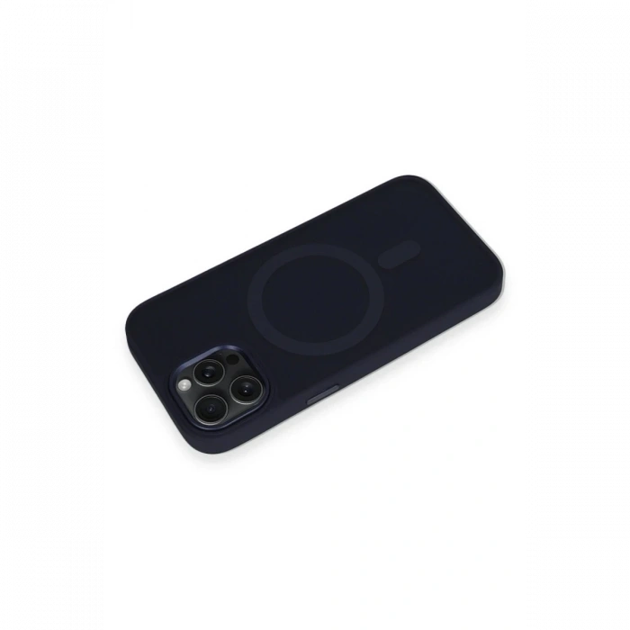 Joy Tekno iPhone 15 Pro Max Kılıf Oslo Magsafe Kapak - Lacivert