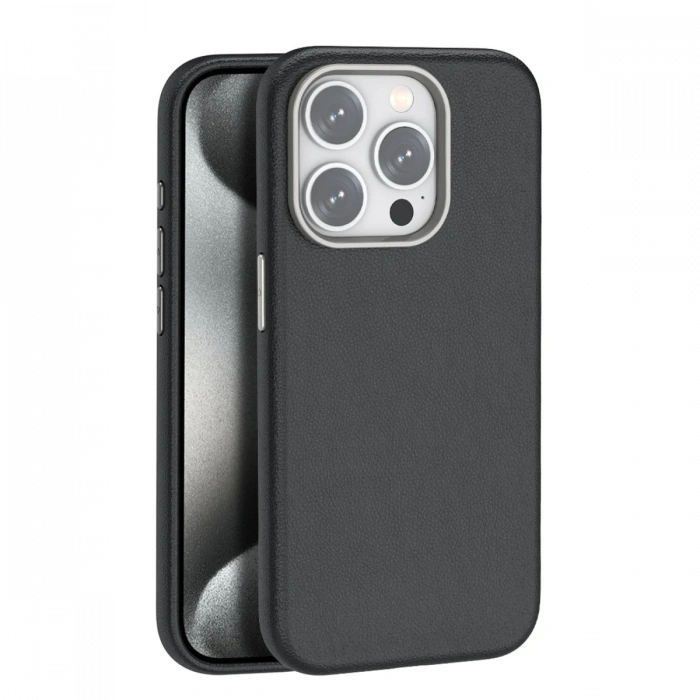 Joy Tekno iPhone 15 Pro Max Kılıf Wonder Deri Magsafe Kapak