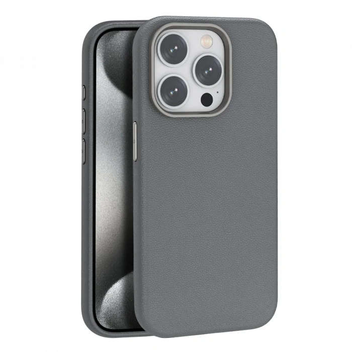 Joy Tekno iPhone 15 Pro Max Kılıf Wonder Deri Magsafe Kapak