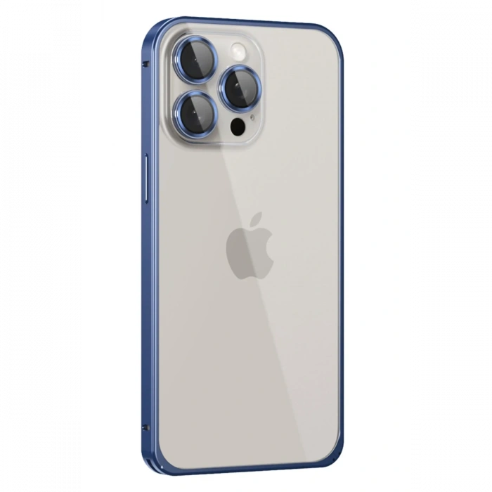 Joy Tekno iPhone 15 Pro Max Metal Bumper Mat Kapak