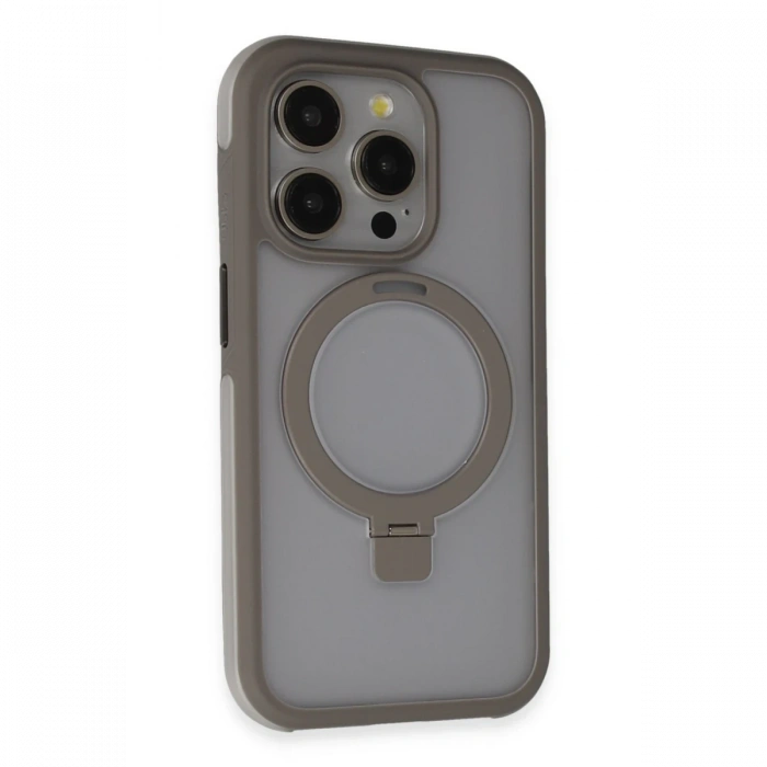 Joy Tekno iPhone 15 Pro Max Zorda Airbag Magsafe Standlı Kapak
