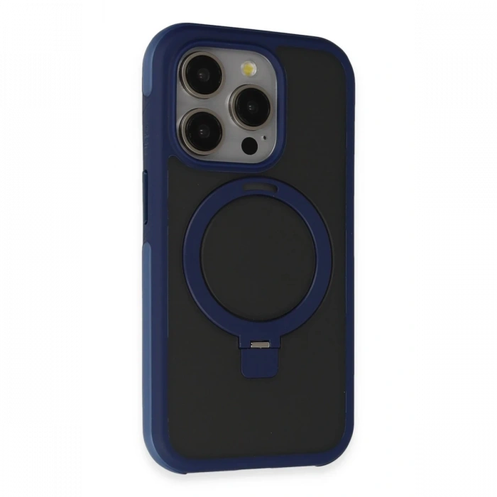 Joy Tekno iPhone 15 Pro Max Zorda Airbag Magsafe Standlı Kapak