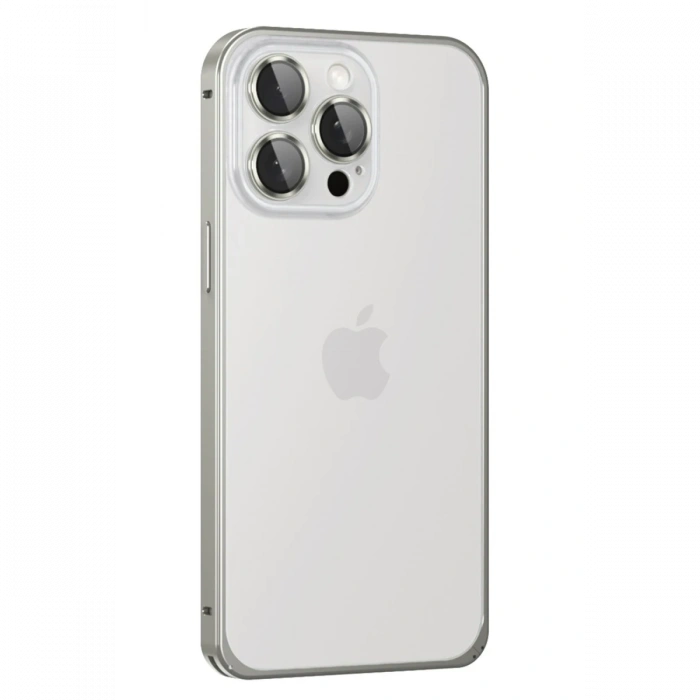 Joy Tekno iPhone 15 Pro Metal Bumper Mat Kapak