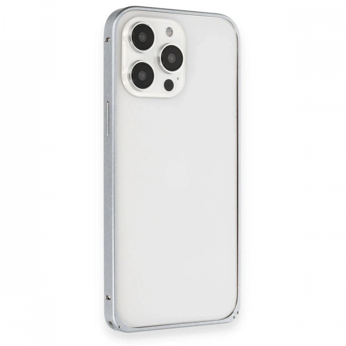 Joy Tekno iPhone 15 Pro Metal Bumper Mat Kapak