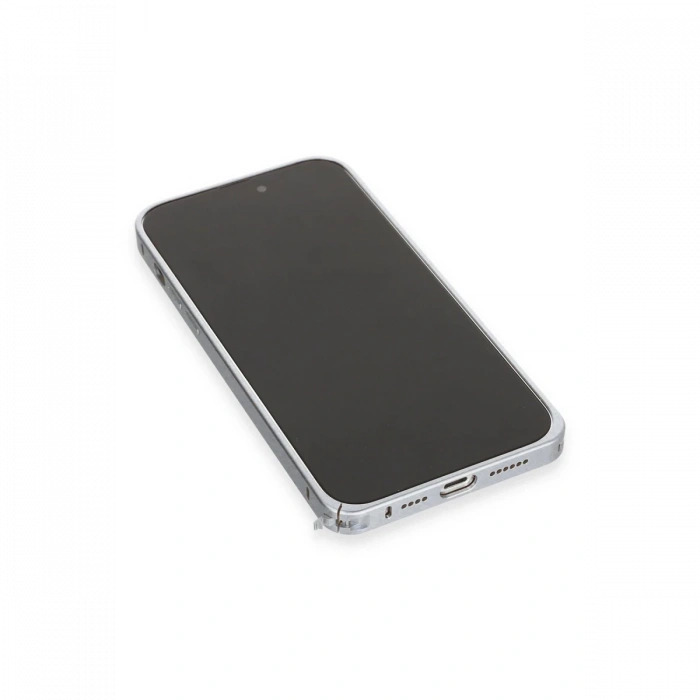 Joy Tekno iPhone 15 Pro Metal Bumper Mat Kapak