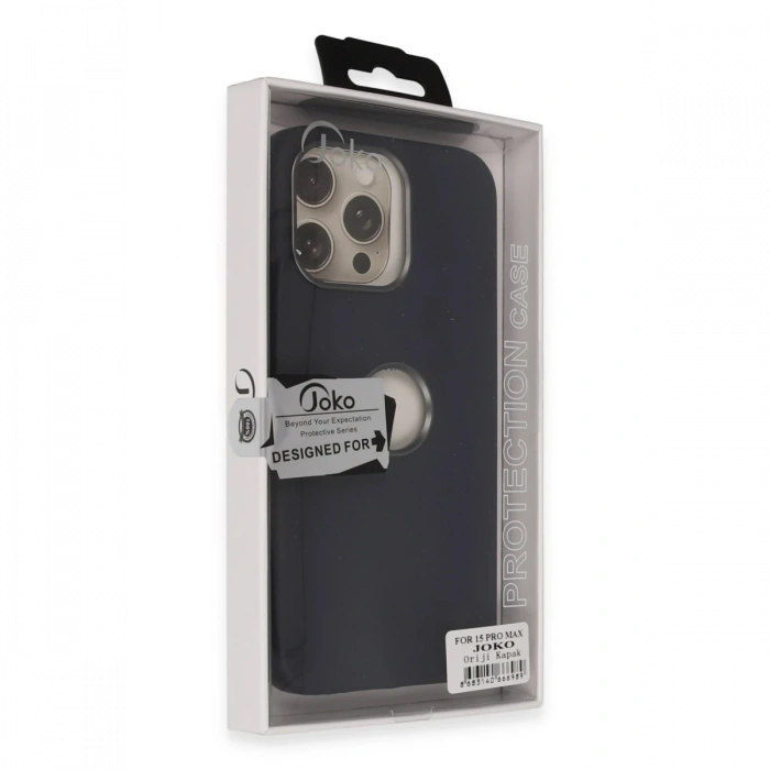 Joy Tekno iPhone 15 Pro Oriji Kapak - Lacivert