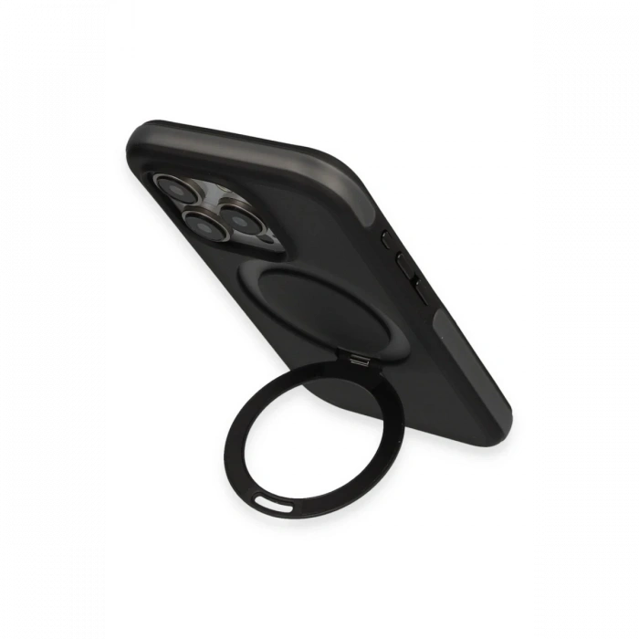 Joy Tekno iPhone 15 Pro Zorda Airbag Magsafe Standlı Kapak