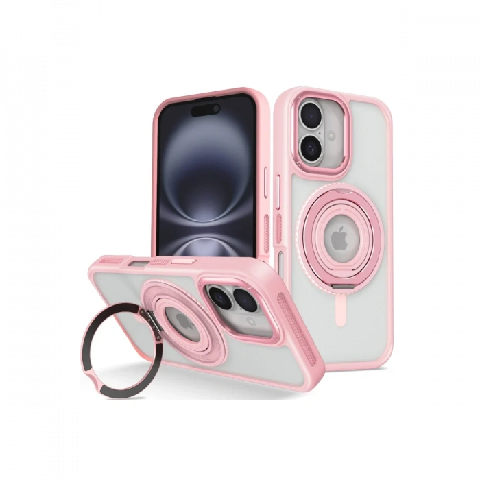 Joy Tekno iPhone 16 Banza Magsafe Standlı Kapak