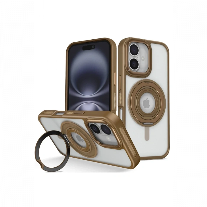 Joy Tekno iPhone 16 Banza Magsafe Standlı Kapak