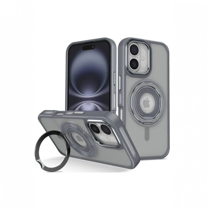 Joy Tekno iPhone 16 Banza Magsafe Standlı Kapak