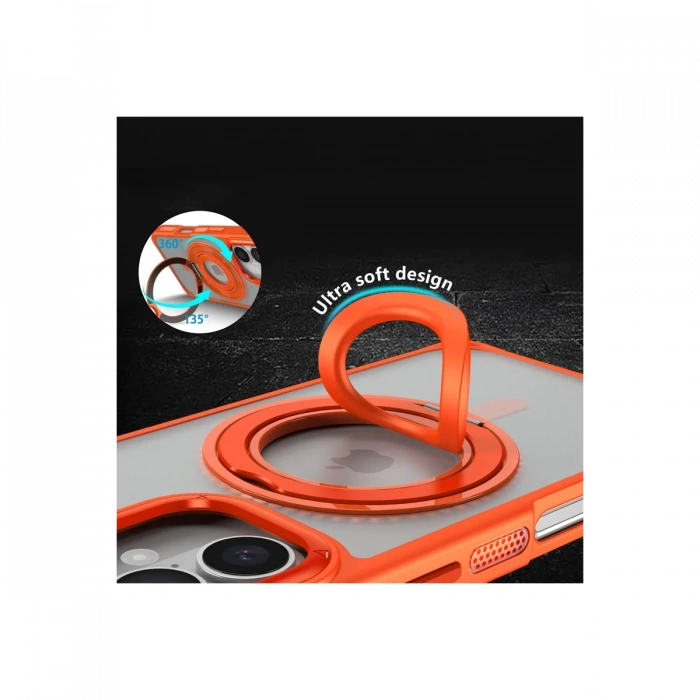 Joy Tekno iPhone 16 Banza Magsafe Standlı Kapak