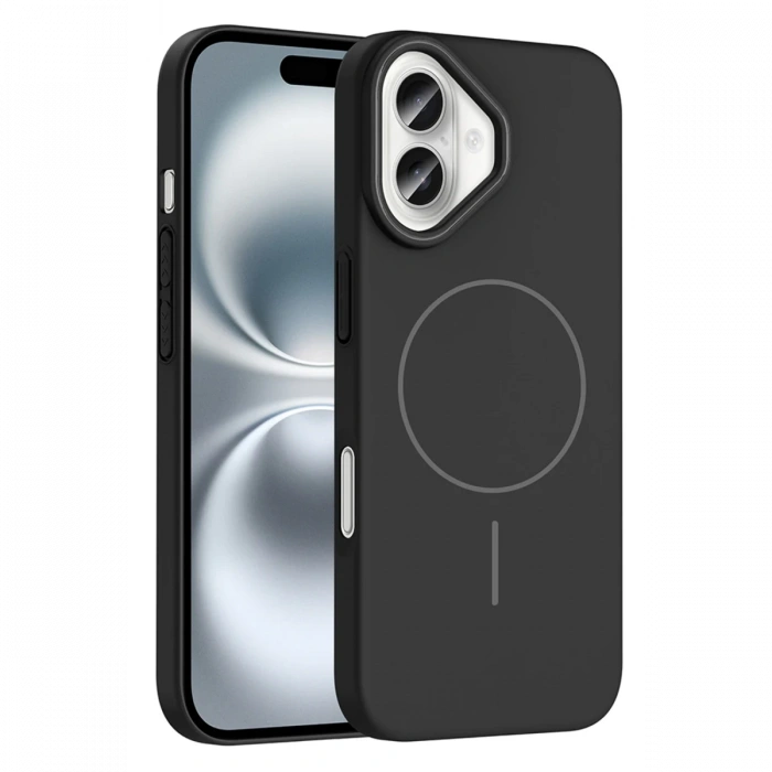 Joy Tekno iPhone 16 Broş Magsafe Kapak - Siyah