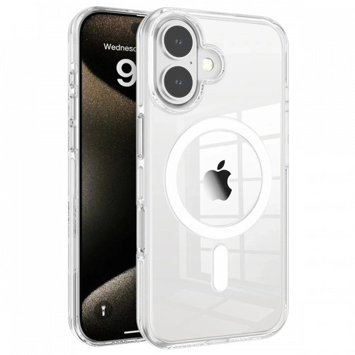 Joy Tekno iPhone 16 Gleam PC Sert Magsafe Kılıf