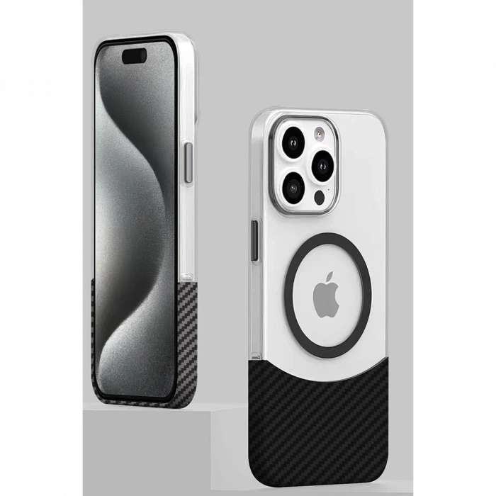 Joy Tekno iPhone 16 Pro Carbon Puzzle Magsafe Kapak