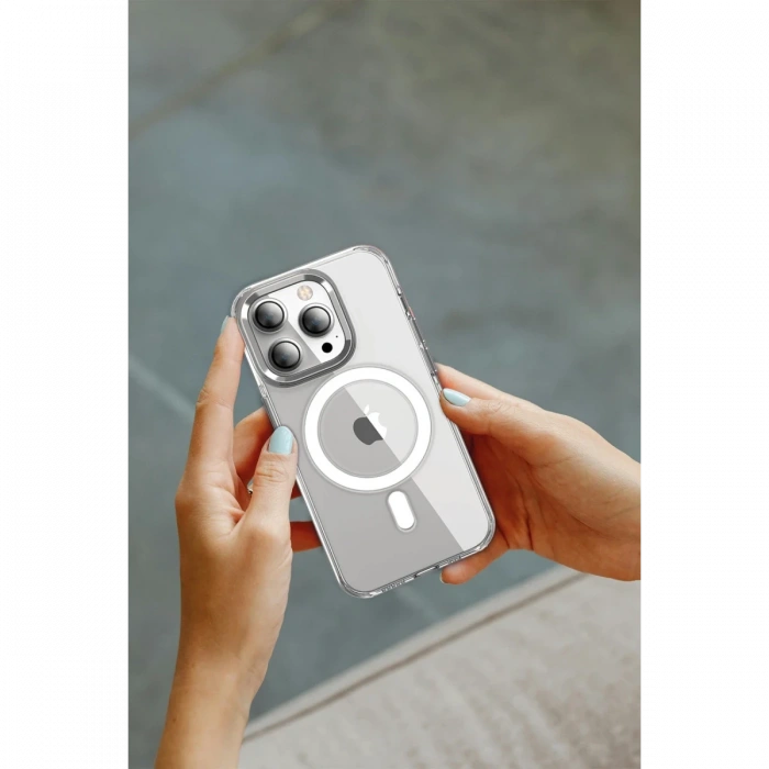 Joy Tekno iPhone 16 Pro Crystal Magsafe Kapak - Şeffaf