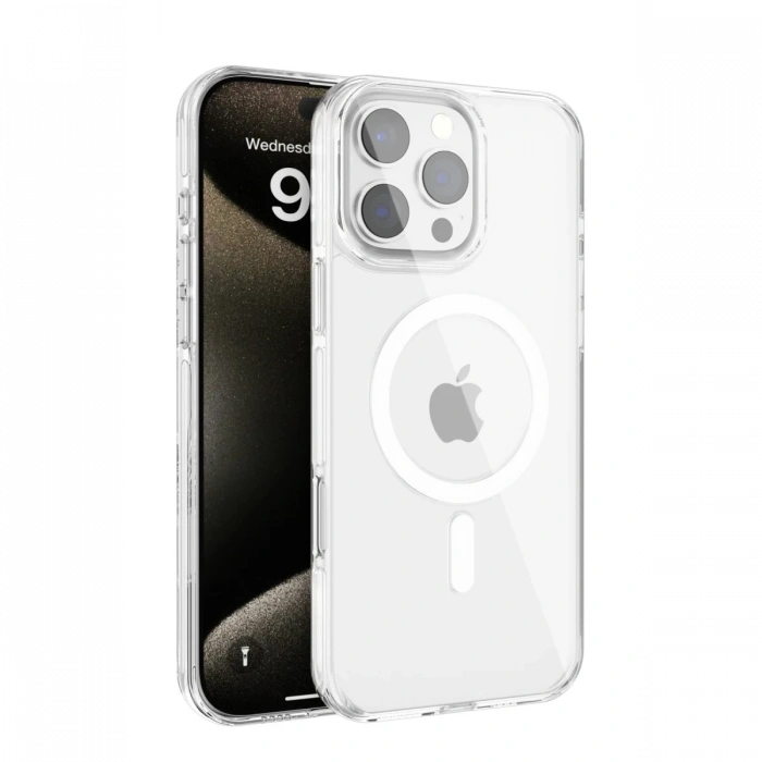 Joy Tekno iPhone 16 Pro Gleam PC Sert Magsafe Kılıf