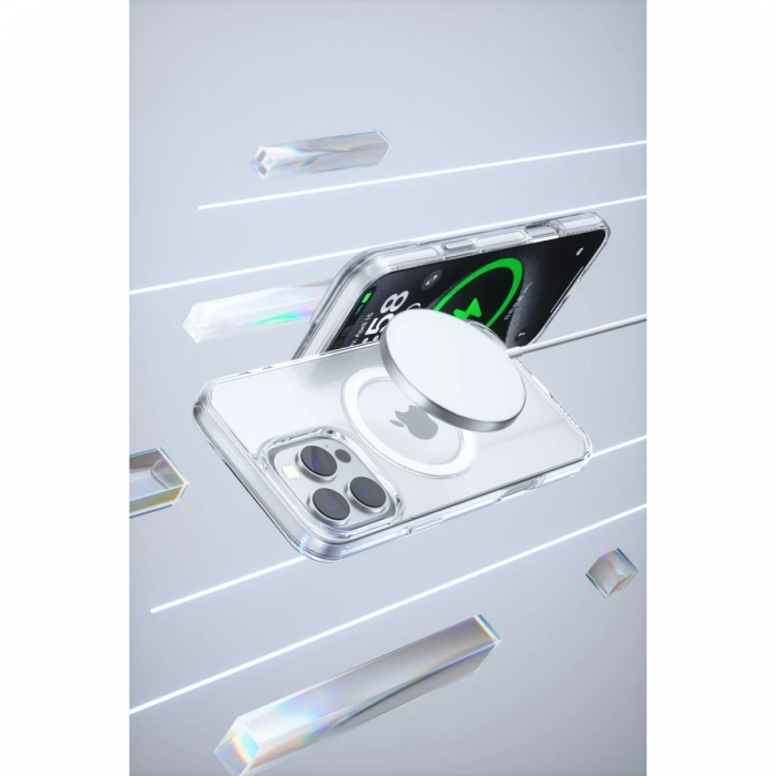 Joy Tekno iPhone 16 Pro Gleam PC Sert Magsafe Kılıf