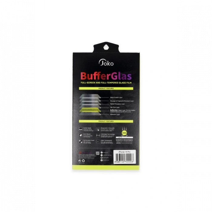 Joy Tekno iPhone 16 Pro Max Buffer Cam Ekran Koruyucu - Siyah