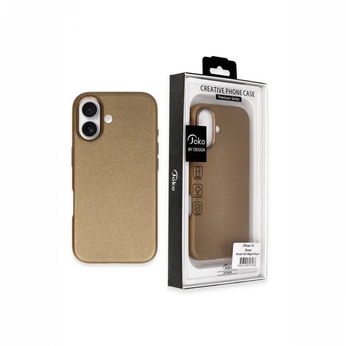 Joy Tekno iPhone 16 Wonder Deri Magsafe Kapak