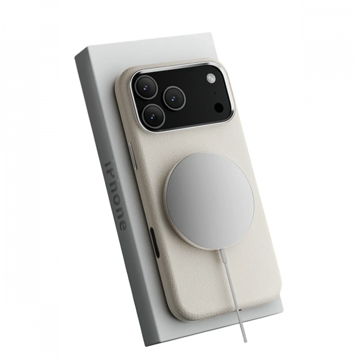 Joy Tekno iPhone 17 Pro Wonder Deri Magsafe Kapak