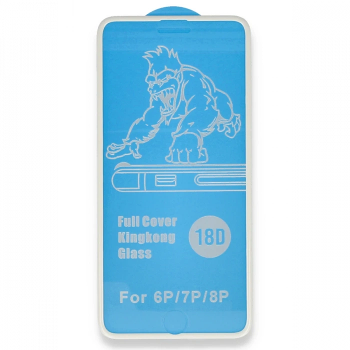 iPhone 7 18D Cam Ekran Koruyucu - Beyaz
