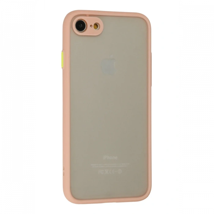 iPhone 7 Kılıf Montreal Silikon Kapak - Pembe