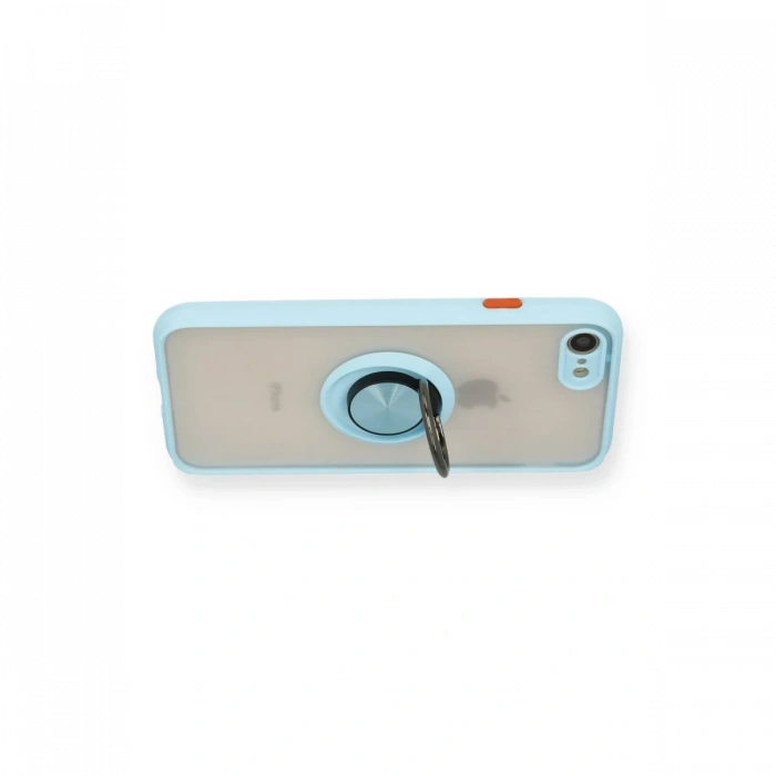 iPhone 7 Kılıf Montreal Yüzüklü Silikon Kapak