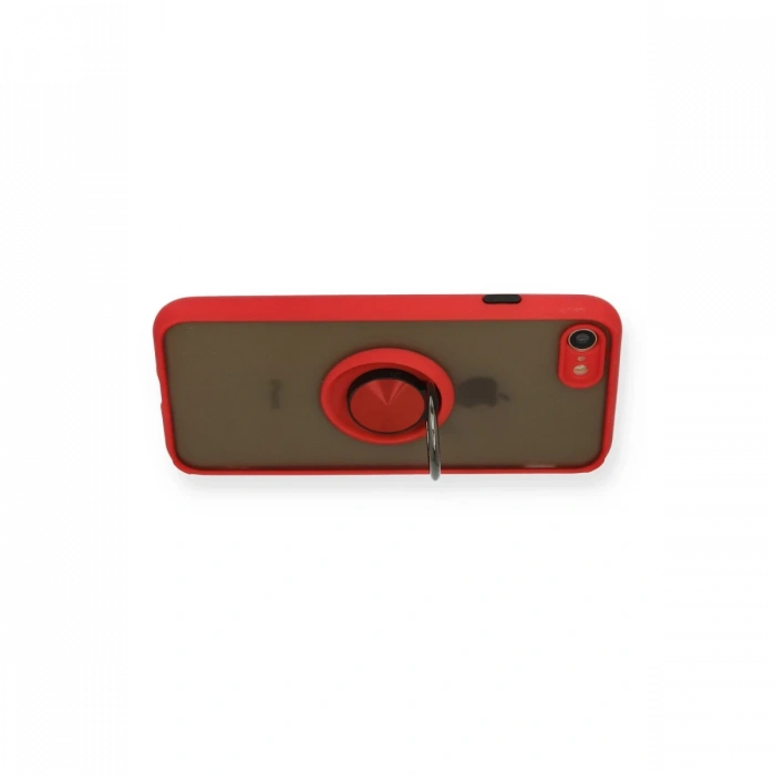 iPhone 7 Kılıf Montreal Yüzüklü Silikon Kapak